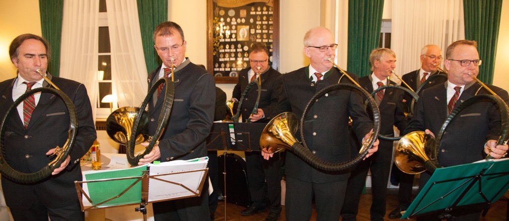 Parforce Horn Bläser des Hegering Telgte-Westbevern